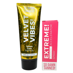 Velvet Vibes Lotion & Extreme Tanning Spray Bundle